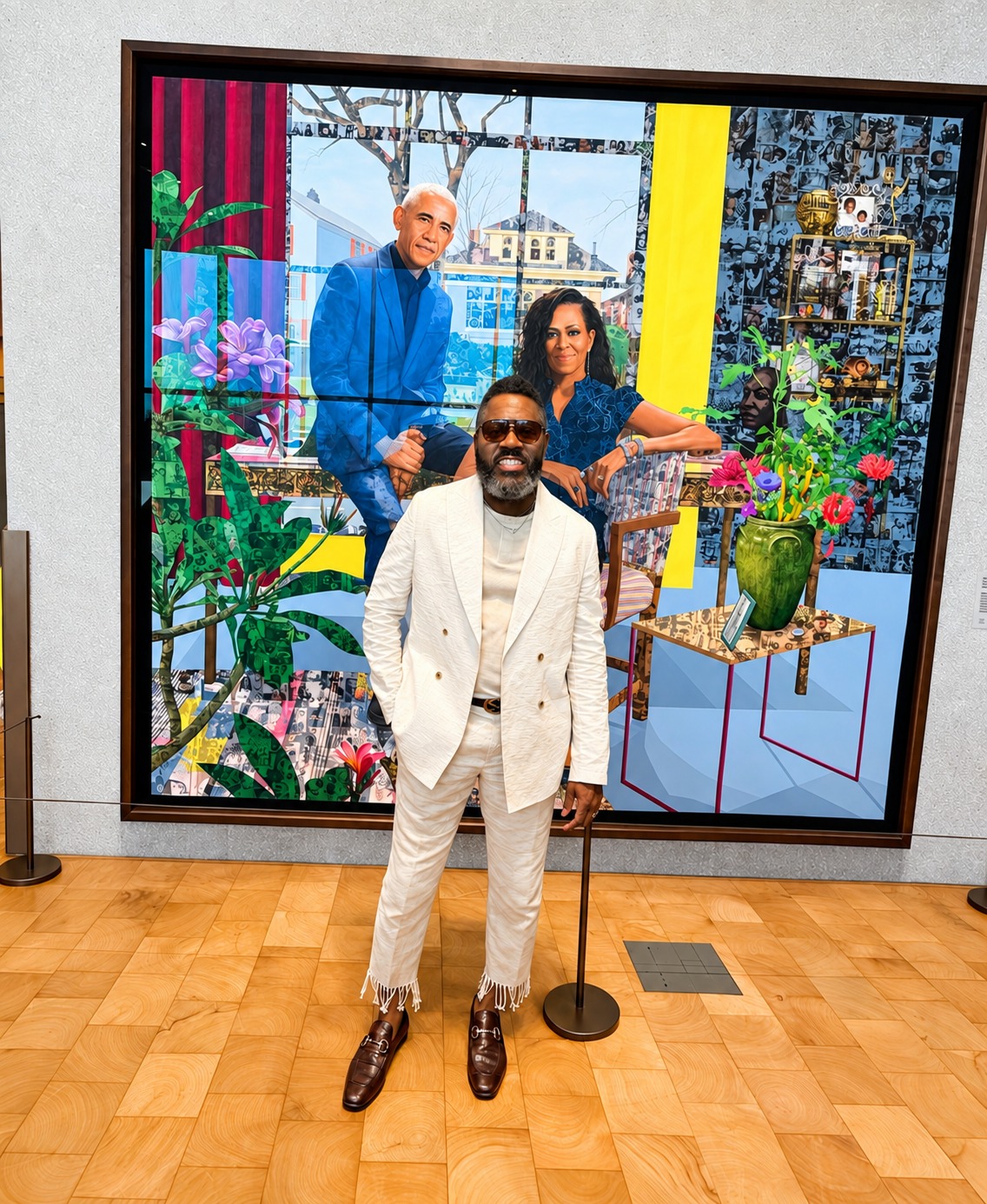 Milton at the museum